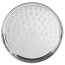 CIRCLE CENTER TRAYS, STAINLESS STEEL - 16