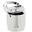 ICE BUCKET WITH HINGED LID, STAINLESS 