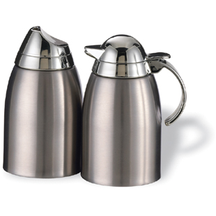 Sugar and Creamer Set - Stainless | Caterers Warehouse