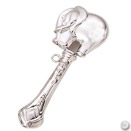 ELEPHANT STERLING SILVER BABY RATTLE