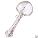HEART STERLING SILVER BABY RATTLE