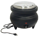 ELECTRIC SOUP KETTLE, SLOTTED HINGED LID
