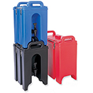 INSULATED BEVERAGE DISPENSERS, POLYETHYLENE - 4 3/4 GALLONS, 86 CUPS
