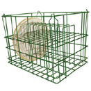 CHARGER PLATE RACK, 12 COMPARTMENT WIRE EPOXY DISH BASKET
