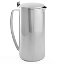 PITCHER WITH LID, DOUBLE WALL, STAINLESS STEEL