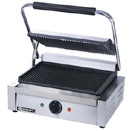 PANINI GRILL WITH GROOVED PLATES