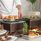 CONTOURED BUFFET STATIONS WITH GRIDDLES