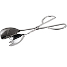 SALAD TONGS, MIRROR FINISH STAINLESS STEEL