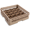 20 COMPARTMENT RACK WITH 1 OPEN EXTENDER, BEIGE