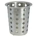 FLATWARE CYLINDER, PERFORATED, STAINLESS