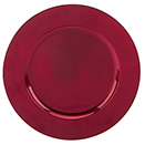 ACRYLIC CHARGER PLATE, RED 