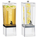 COLD BEVERAGE DISPENSERS, METAL BAND, POLYCARBONATE TANK AND BASE