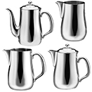 BEVERAGE SERVERS, SOPRANO COLLECTION, 18/8 STAINLESS  - 70 OZ. WATER PITCHER WITH ICE GUARD