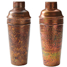 COCKTAIL SHAKERS, 24 OZ., ANTIQUE COPPER FINISH