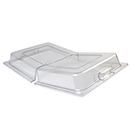 DOME COVER, FULL SIZE, HINGED LID, POLYCARBONATE