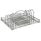 FLATWARE CADDY WITH SOLID BOTTOM, CHROMEPLATED 