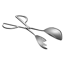 SALAD TONG, 3-TINE FORK, STAINLESS STEEL
