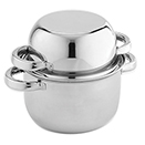 SEAFOOD SERVERS WITH LID, STAINLESS STEEL
