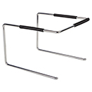 PIZZA PAN STAND, CHROME PLATED STEEL