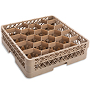 RACK MAX<SUP>®</SUP> 20 HEXAGON COMPARTMENT BASE RACK WITH 1 EXTENDER, BEIGE