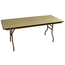 CONFERENCE FOLDING TABLES, RECTANGULAR, PLYWOOD TOP