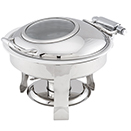 CHAMPION SERIERS™ ROUND CHAFER WITH GLASS LID, STAINLESS