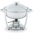 ORION<SUP>®</SUP> ROUND CHAFERS, LIFT OFF LID, STAINLESS - 4 QT. ROUND CHAFER, 15 1/2