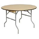 ROUND BANQUET FOLDING TABLES, RUSSIAN BIRCHWOOD TOP