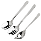 SAUCE & PLATING SPOONS, 18/8 STAINLESS STEEL