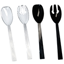 SERVING FORK AND SPOON SET, DISPOSABLE PLASTIC