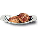 SOPRANO™ OVAL ROLL TRAY, 18/10 STAINLESS STEEL