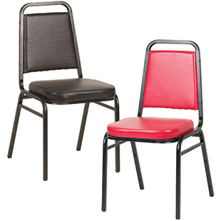 Square Back Stacking Chairs  | Caterer's Warehouse