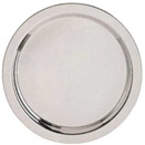 NOBLESSE ROUND TRAYS, 18/10 STAINLESS STEEL