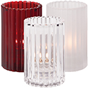 VERTICAL GLASS ROD LAMP WITH CYLINDER SHAPE