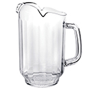 WATER PITCHER WITH THREE SPOUT , POLYCARBONATE