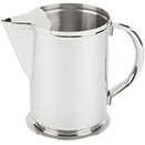 PITCHER WITH ICE GUARD, STAINLESS STEEL