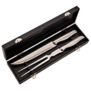 CARVING SET IN BLACK BOX, 2 PIECE, STAINLESS 
