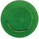 ACRYLIC CHARGER PLATE, GREEN
