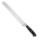 PROFESSIONAL FORGED CUTLERY, BREAD KNIFE, HAND HONED, POM BLACK HANDLE