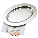 OVAL TRAY, NICKELPLATED