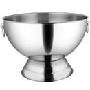 PUNCH BOWL WITH HANDLE, STAINLESS STEEL 